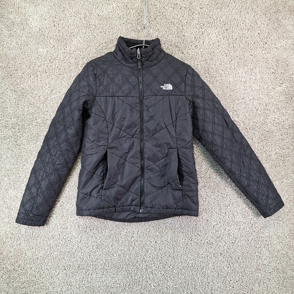 The North Face Jacket Womens S Black Quilted Full Zip Puffer Gorpcore Outdoor